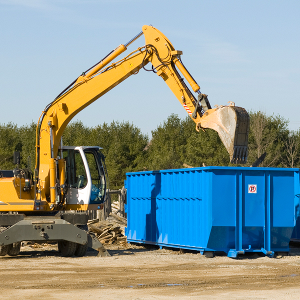 can i choose the location where the residential dumpster will be placed in Edgemoor